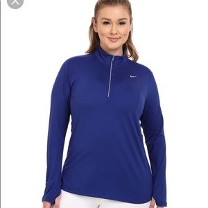 Nike Dry Fit Dark Blue quarter zip